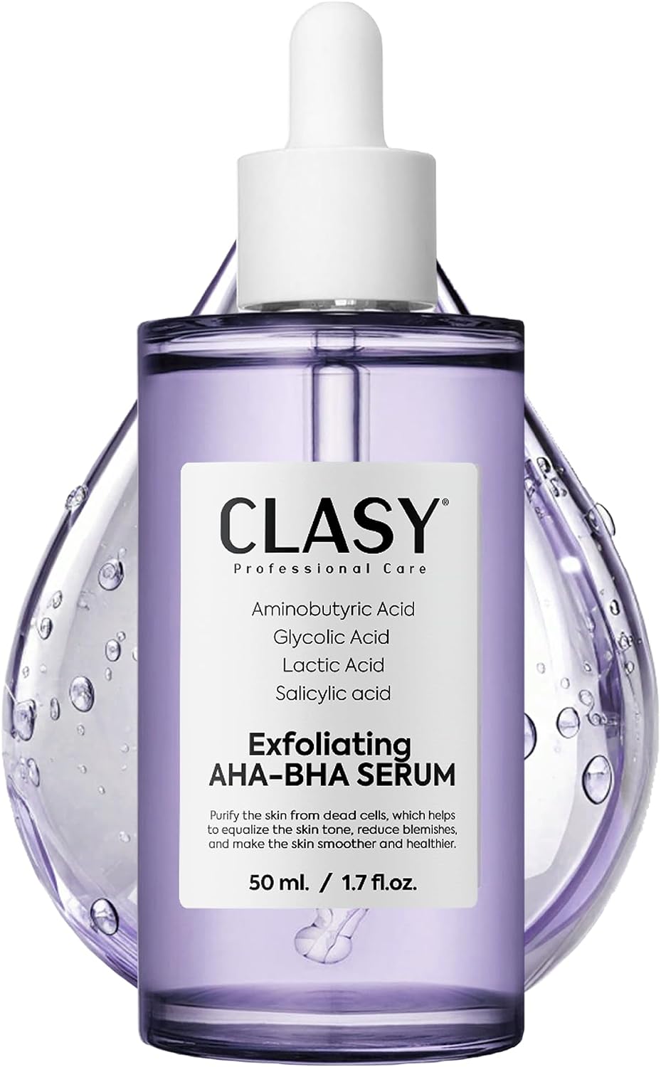 Cilt Tonu Eşitleyici Peeling Serum – AHA BHA Eksfoliyan & Gözenek Temizleyici | Salisilik Asit & Glikolik Asit ile Aydınlatıcı, Anti-Aging Cilt Bakımı, 50 ml