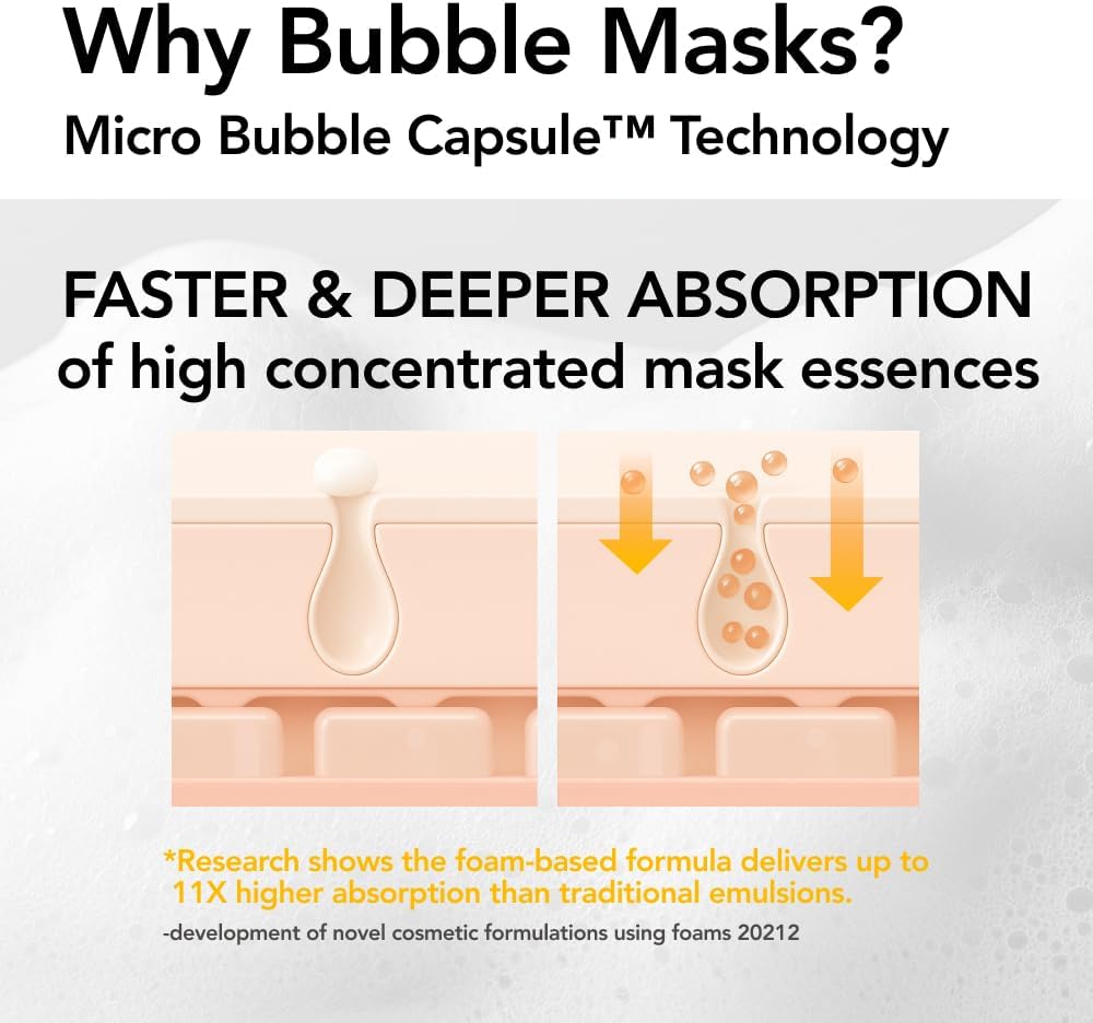 Bright 30 Seconds Quick Bubble Maske