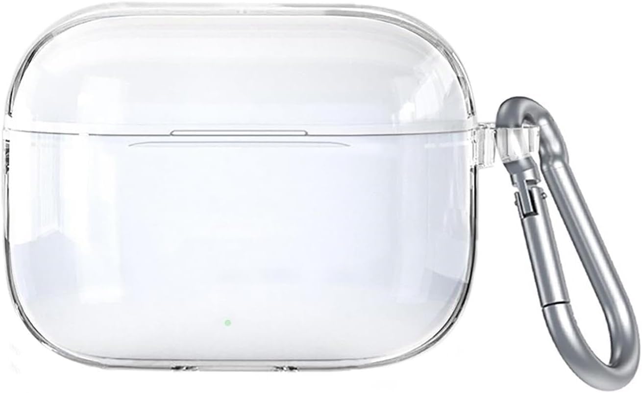 Huawei FreeBuds SE 4 için Şeffaf Kulaklık Kılıfı 360° Kasa Koruyucu TPU Kılıf Darbeye Çizilmeye ve Sararmaya Karşı Dirençli Freebuds se 4 Kılıfı Taşıma Askılı Freebuds SE4 Koruma (Şeffaf)