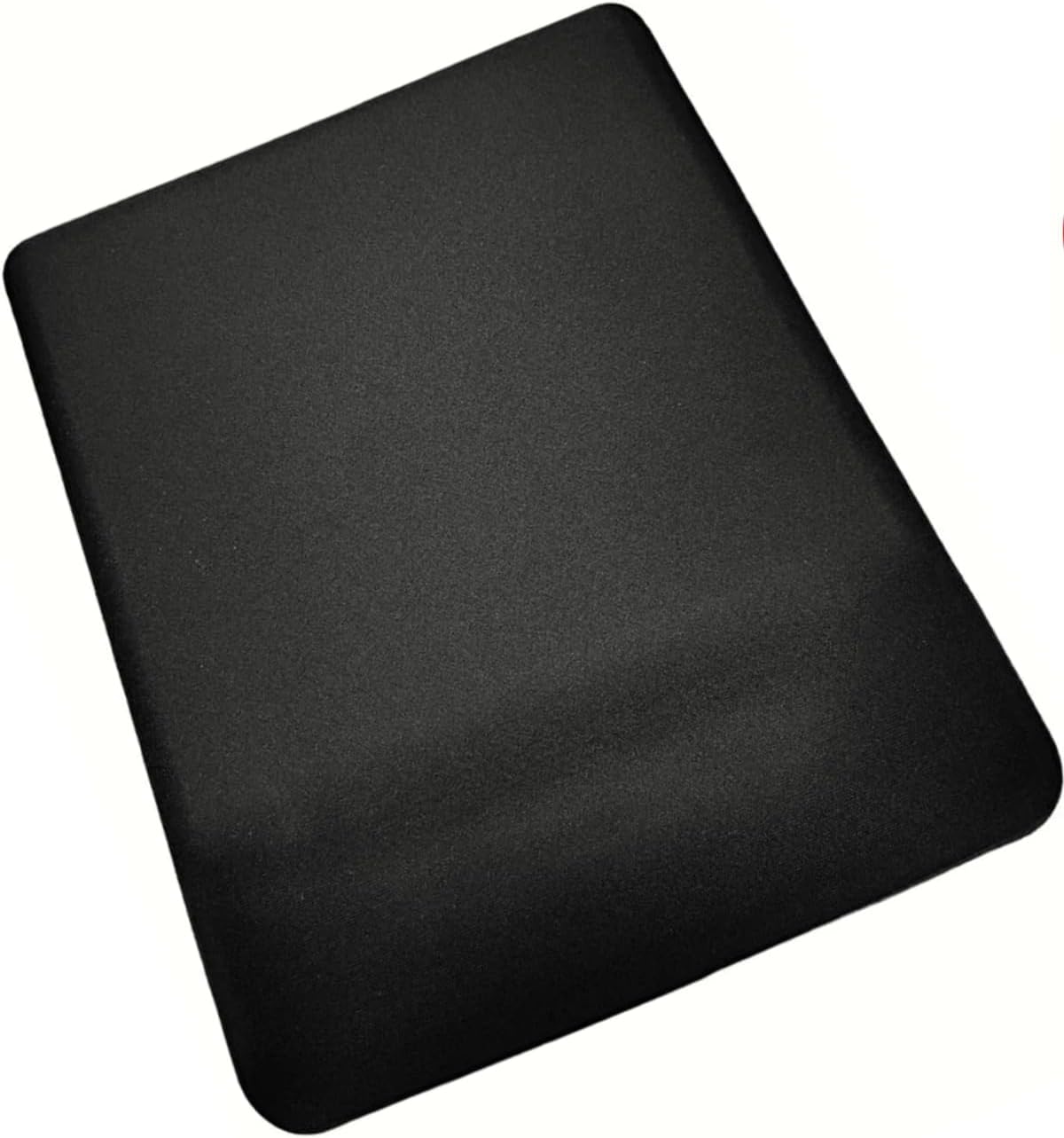 Bileklikli Desenli Bilek Destekli Kaymaz Taban Bilgisayar Notebook Mouse Pad (Siyah Düz)