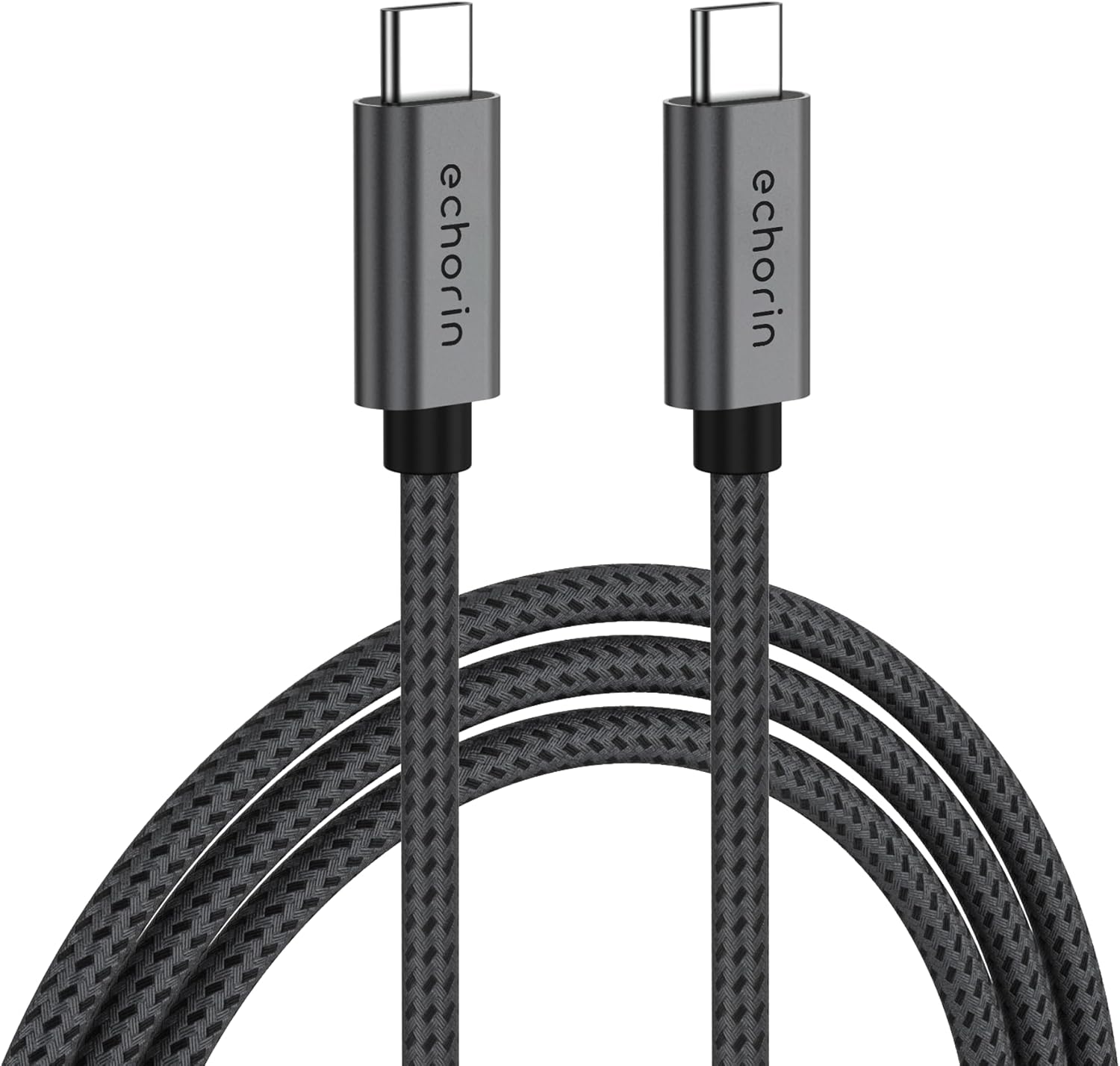 240W, 20 Gbps, 4K 60Hz, USB C'den USB C'ye, Örgülü Hızlı Şarj, Görüntü ve Veri Aktarım Kablosu PD 3.2, 5A, iPhone 15, 16, 17, M2 MacBook Pro, Air, iPad Pro ve Galaxy S25, S24, S23 ile Uyumlu