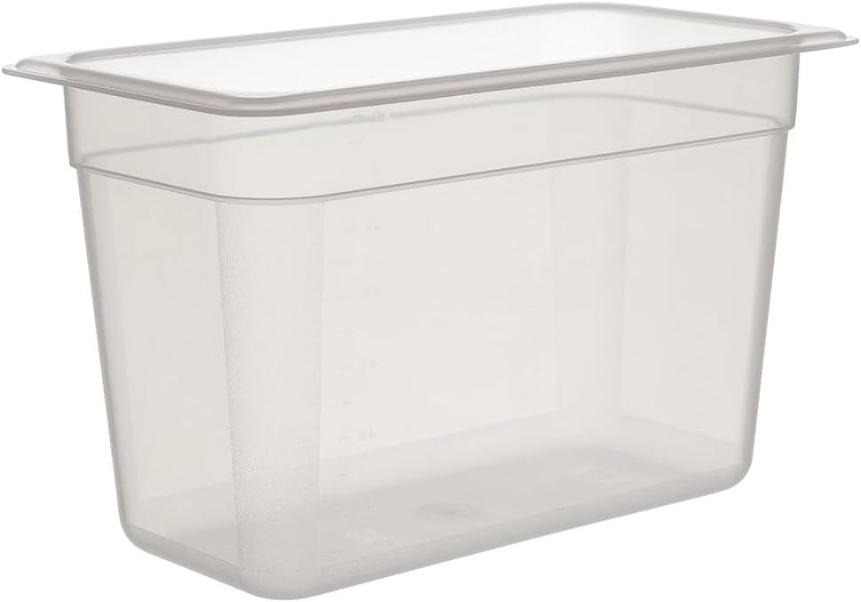 1/3 Dikdörtgen PP Gastronom Küvet Gövde 325x176x200