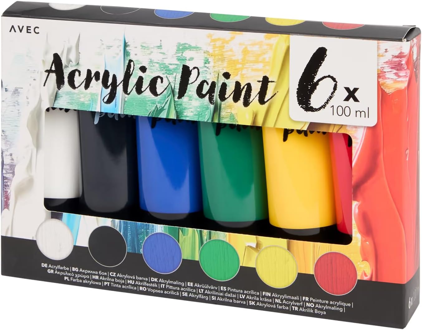 Akrilik Tüp Set 6X75 Ml