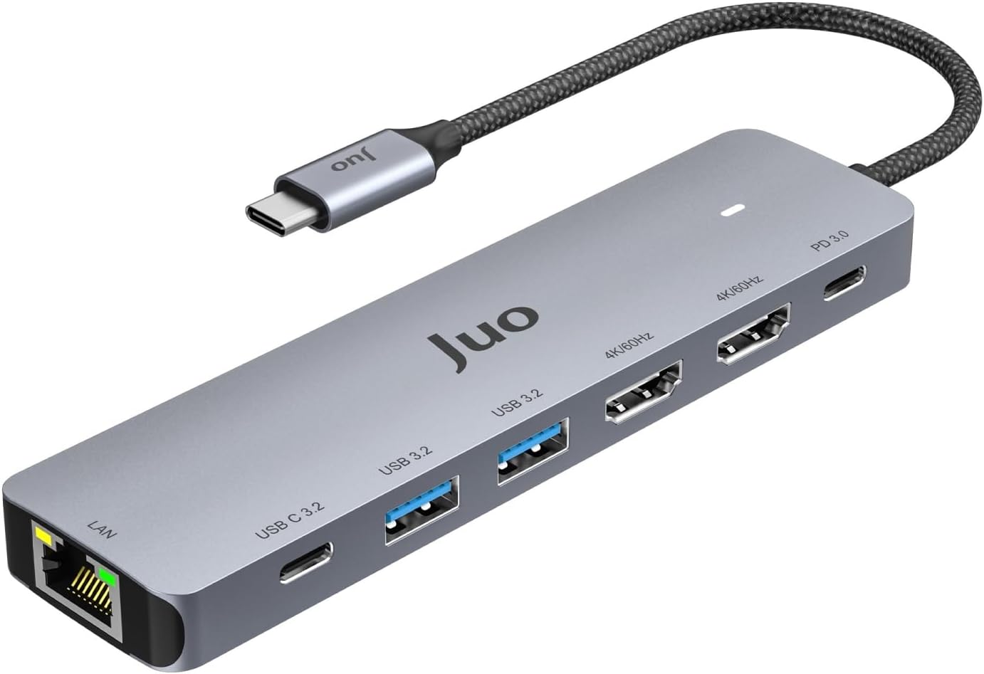 Type-C 2*HDMI Dual MST 4K 60Hz Gigabit Ethetnet Dönüştürücü 100W USB 3.2 Çoklayıcı Hub