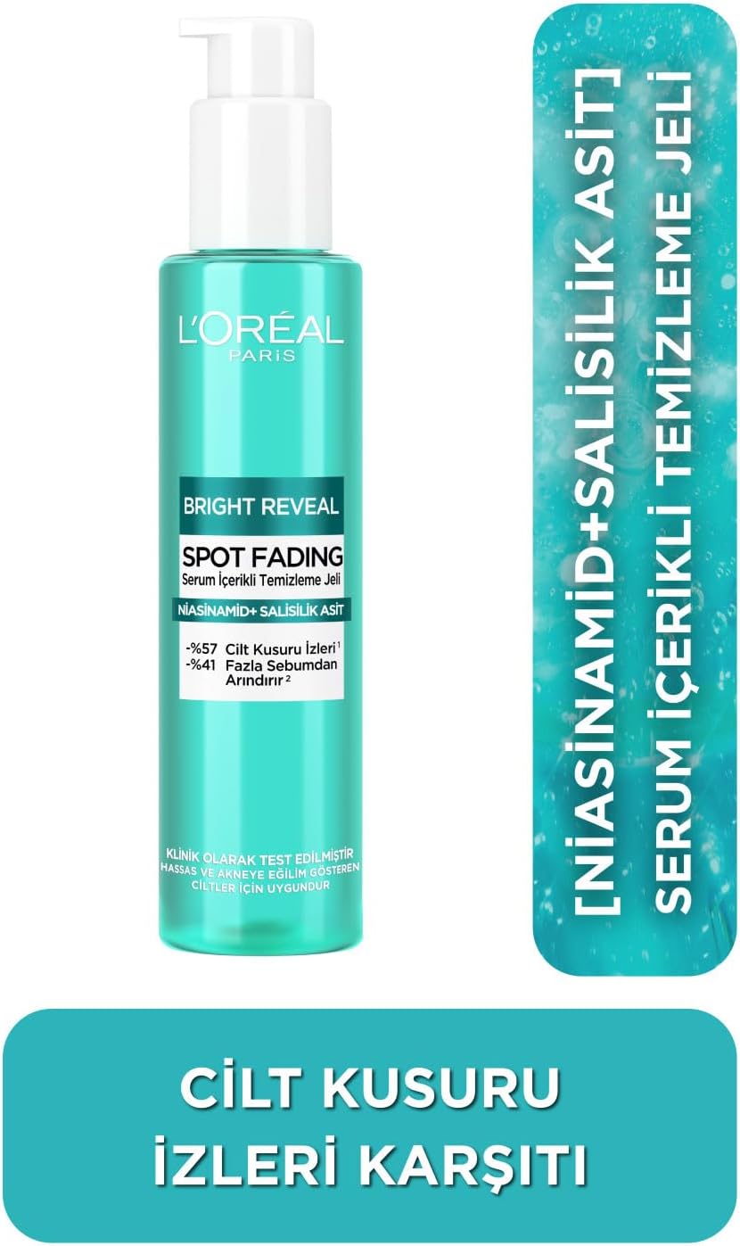 Bright Reveal Cilt Kusuru İzi Karşıtı, Serum İçerikli Temizleme Jeli Niasinamid ve Salisilik Asit 150 ml