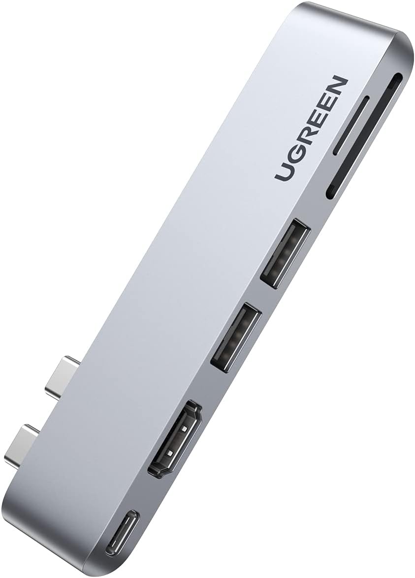 Macbook Pro Air İçin Thunderbolt 3 Type-C HDMI USB 3.0 TF SD Kart Okuyucu Hub Adaptör