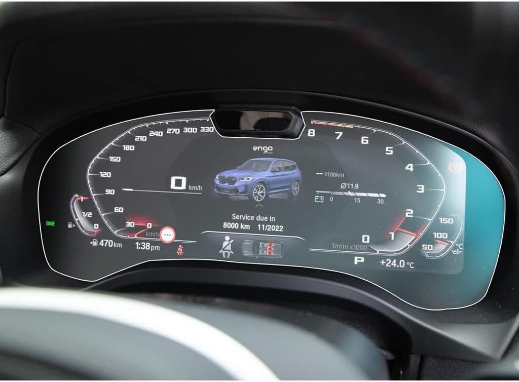 Bmw 520i G30 İle Uyumlu Ekran Koruyucu Nano Şeffaf Dijital Gösterge
