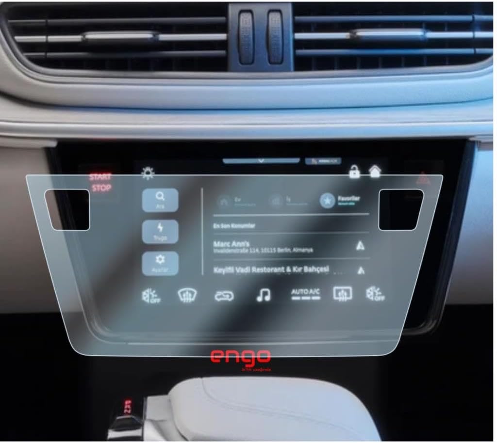Togg T10f Kumanda 8 İnç İle Uyumlu Ekran Koruyucu 9h Parlak Nano Şeffaf