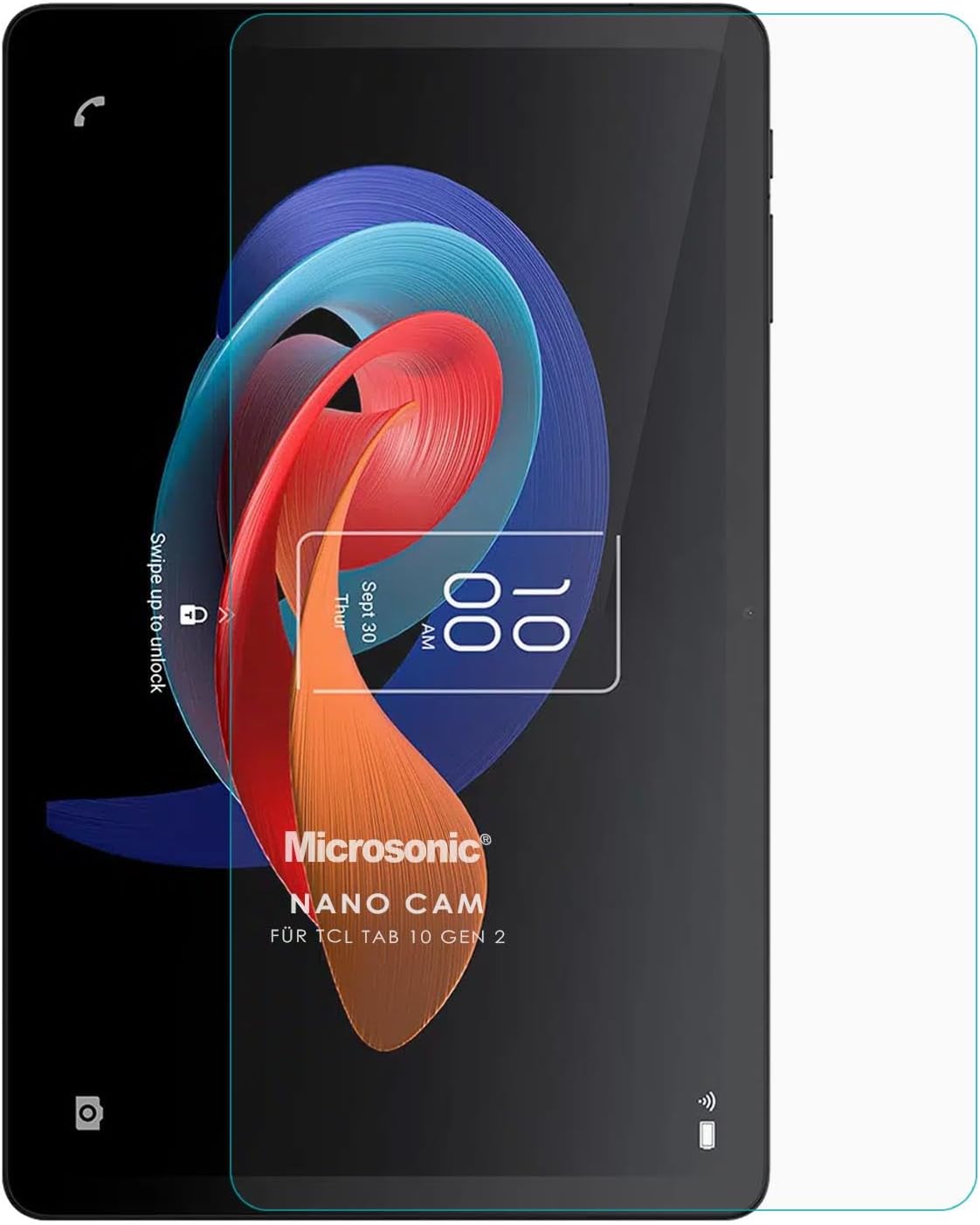 TCL Tab 10 Gen 2 Nano Glass Cam Ekran Koruyucu [Tab 10 Gen 2 ile Uyumlu Ekran Koruyucu - Şeffaf]