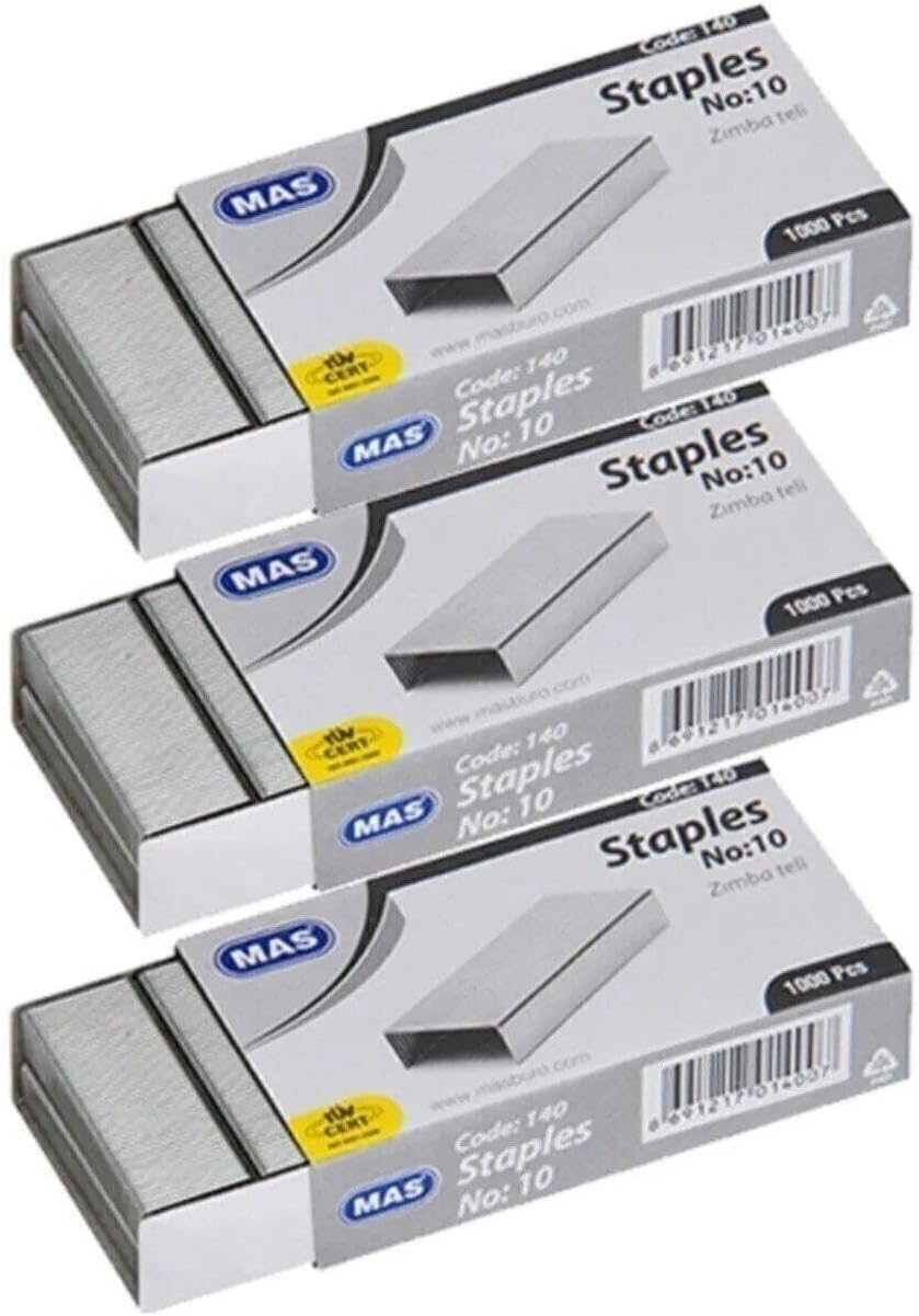 Zımba Teli No:10 ''3 Paket'' (3000 Adet)