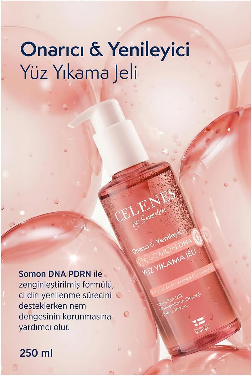 Somon DNA PDRN Onarıcı & Yenileyici Yüz Yıkama Jeli, 250 ml