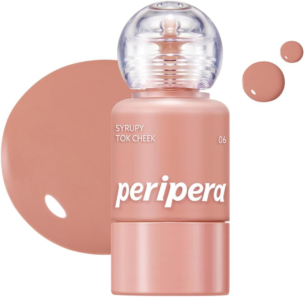 İnce Yapılı, Ciltle Bütünleşen, Pigmentli Likit Allık Syrupy Tok Cheek (06 Nutty Milktea)