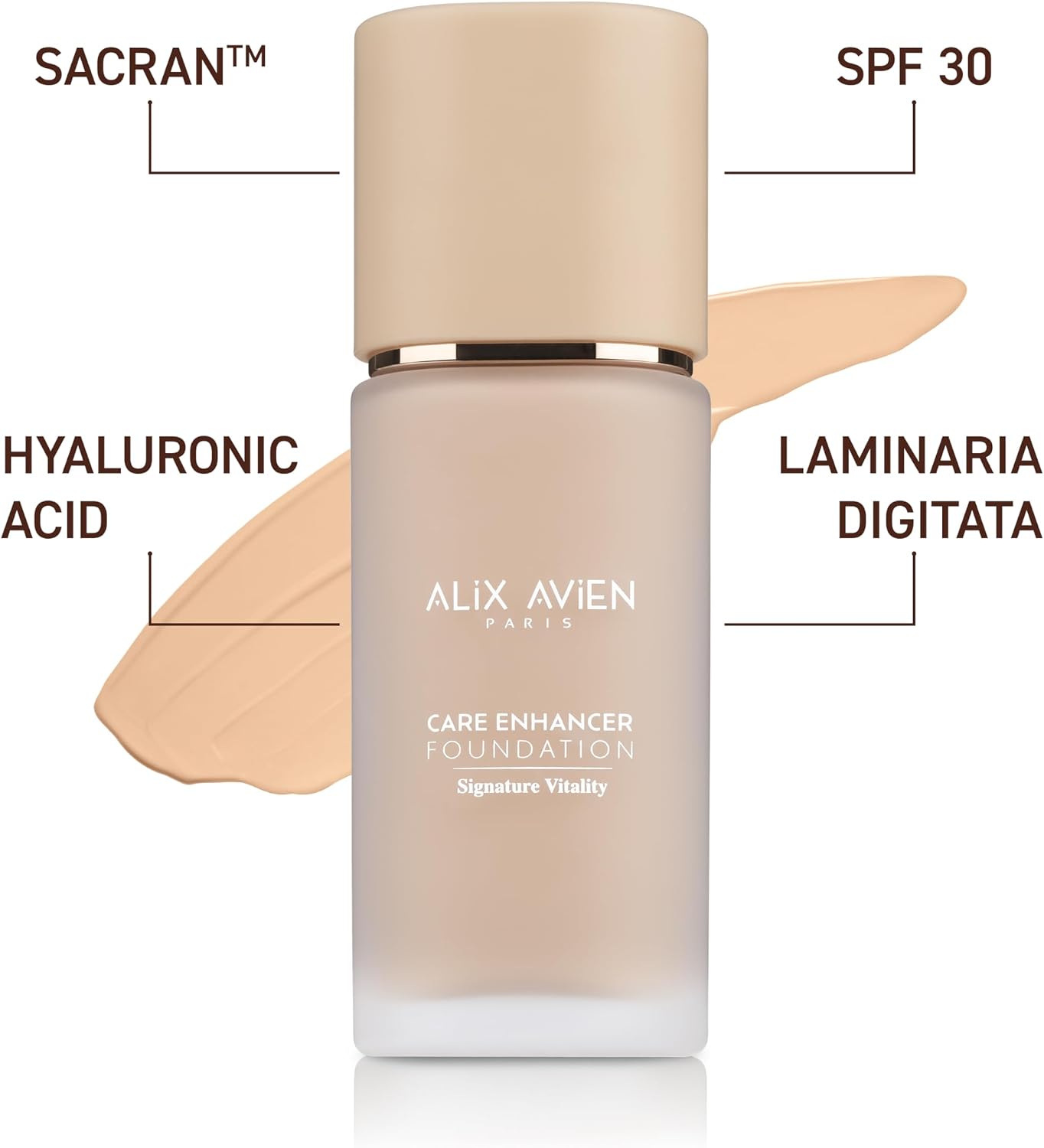 Kırışıklık Karşıtı Nemlendirici SPF30 Parlak Bitişli Fondöten Care Enhancer 811 Soft Amber
