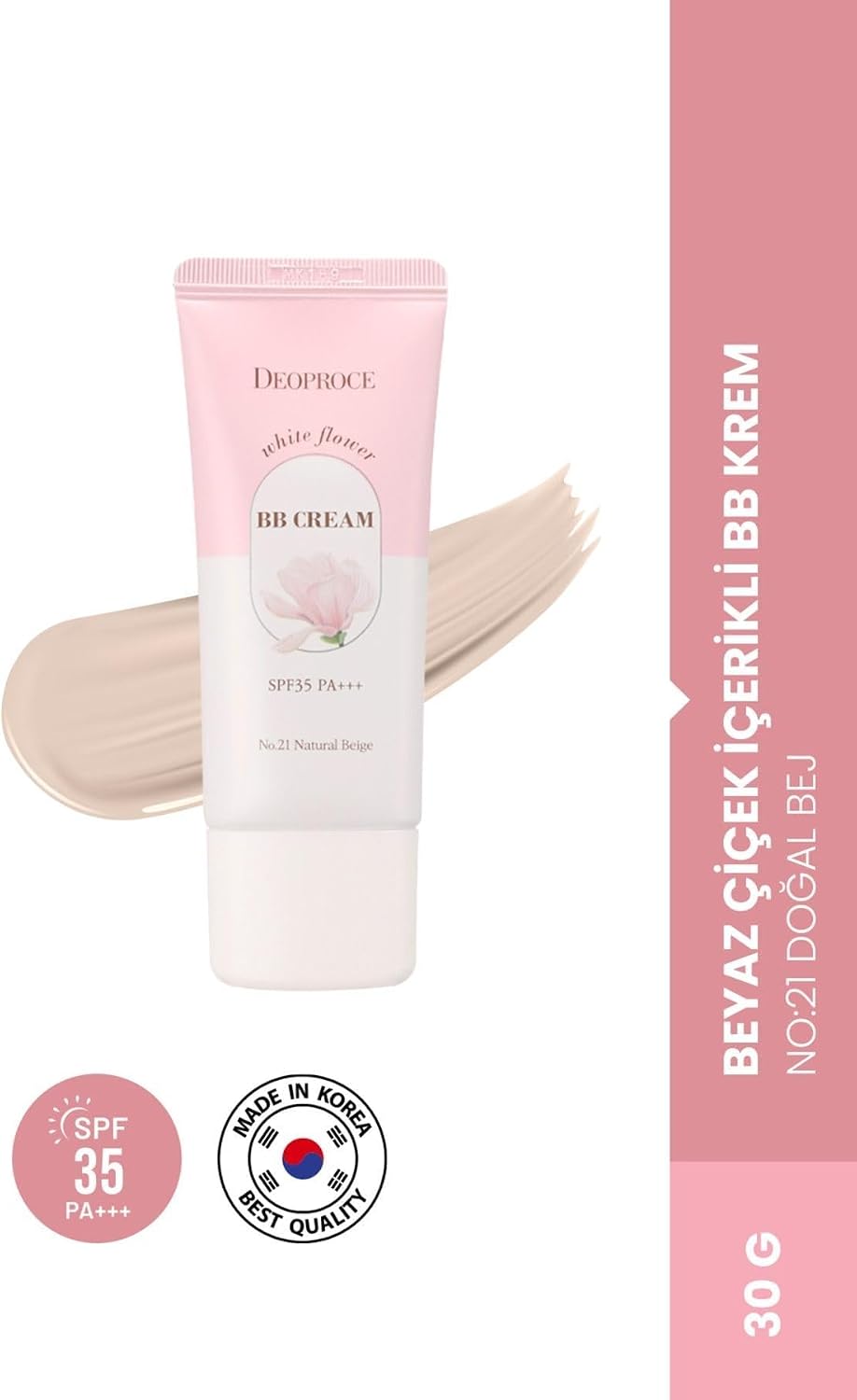Beyazlatıcı ve Işıltı Artırıcı White Flower Bb Krem 30 mililitre No:21