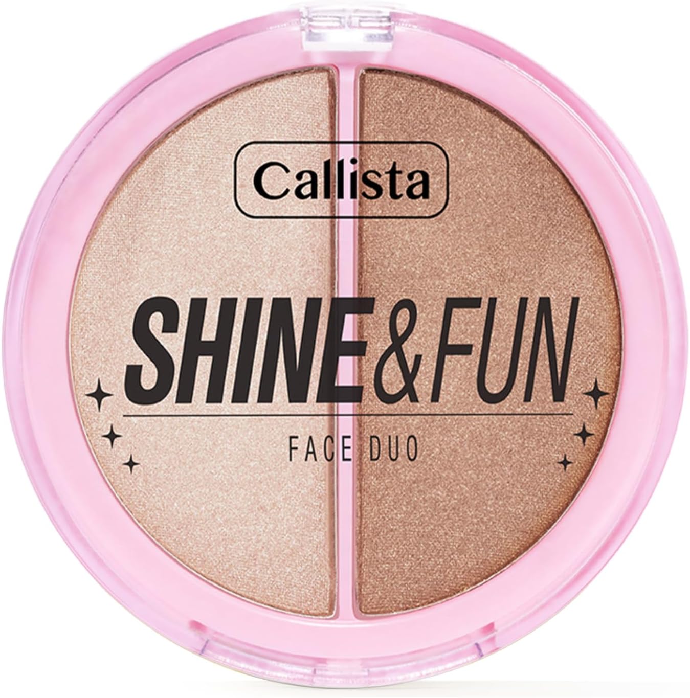 Callista Shine & Fun Face Duo 100 Sparkle Crew Allık & Aydınlatıcı Paleti