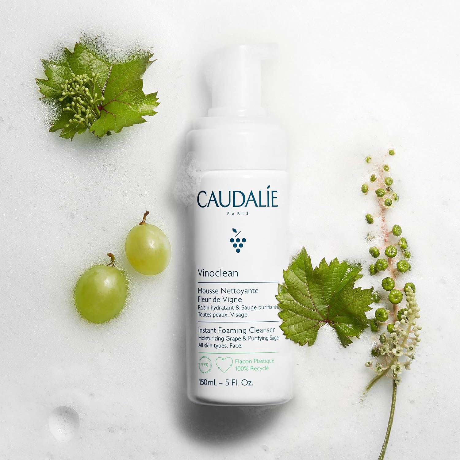 Caudalie Caudalie Instant Foaming Cleanser - Temizleme Köpüğü 150 ml 1 Paket (1 x 1 Adet)