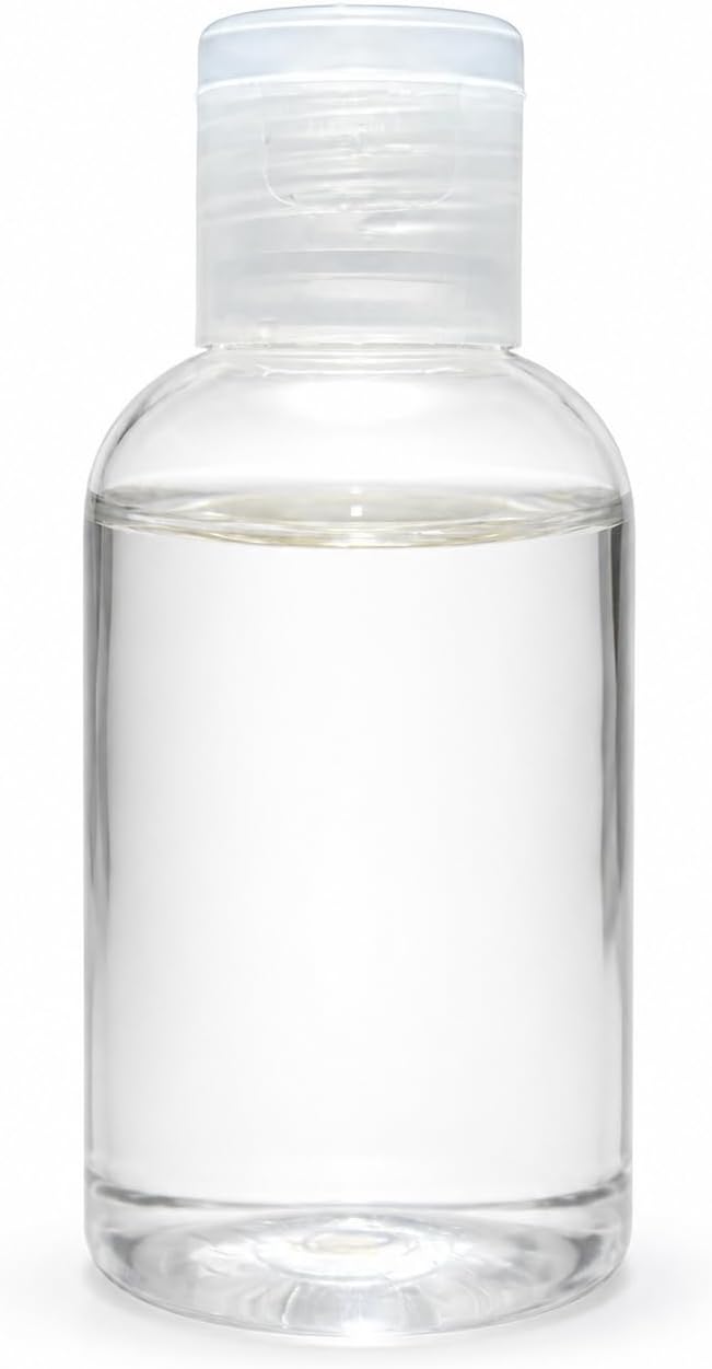 50 Adet 50 ML Boş Plastik Şişe OM61 Şeffaf Kapak