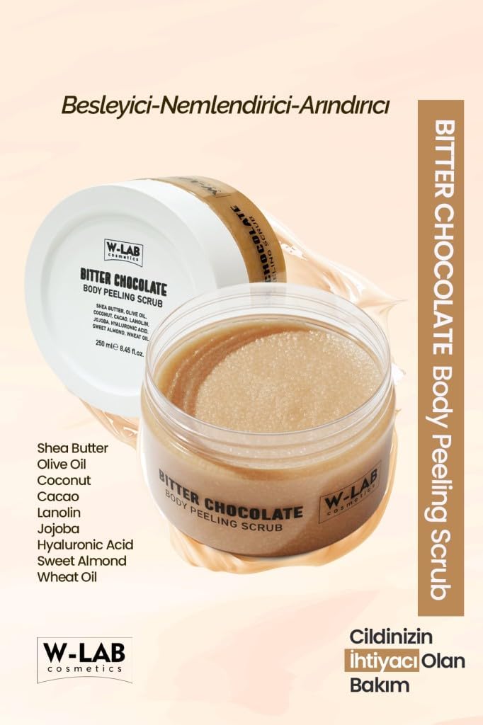 Bitter Chocolate Body Peeling Scrub 250 Ml