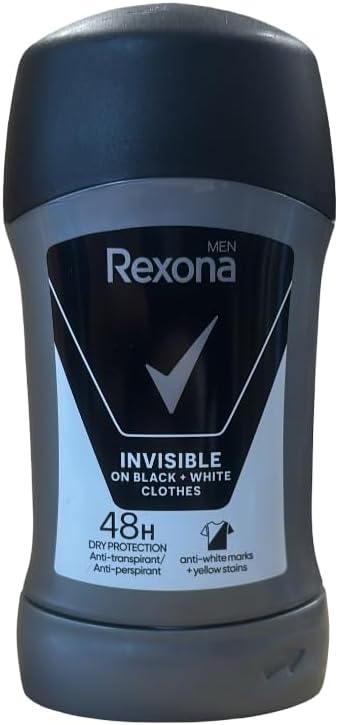 Men Erkek Anti-Perspirant Stick Deodorant Invisible Black And White 50 ml 1 Adet