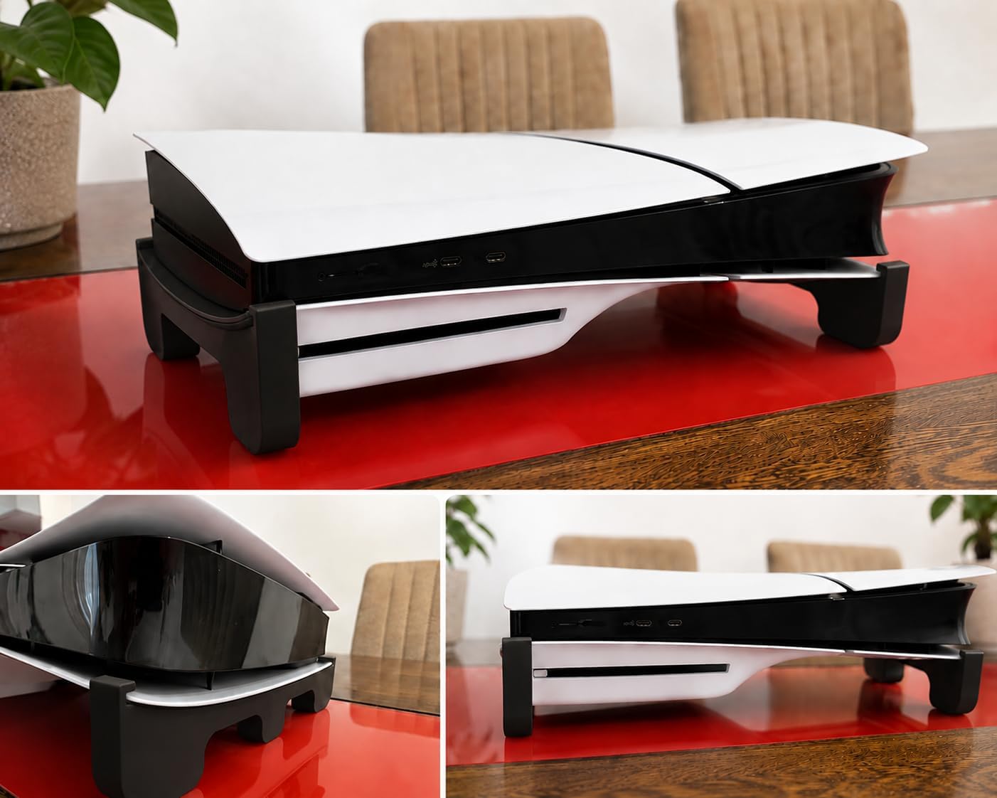 PS5 Slim Disc Edition ile Uyumlu Yatay Stand - Konsol Destek Ayağı