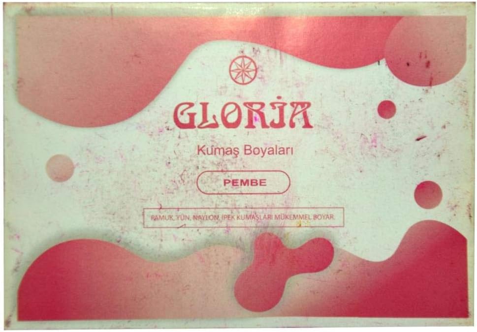 Kumaş Boyası Pembe 10 Gr Paket