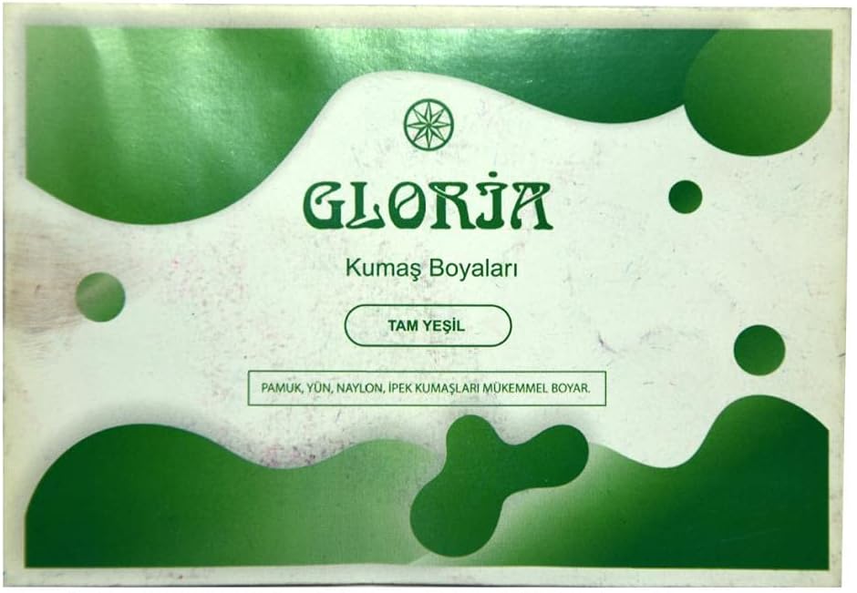Kumaş Boyası Tam Yeşil 10 Gr Paket