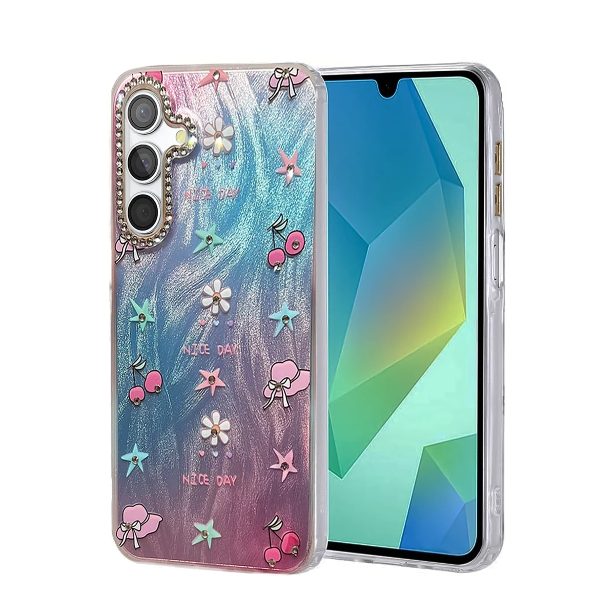 Samsung Galaxy S25 Plus Kılıf Blade Aynalı Desenli Kapak - Desen 4