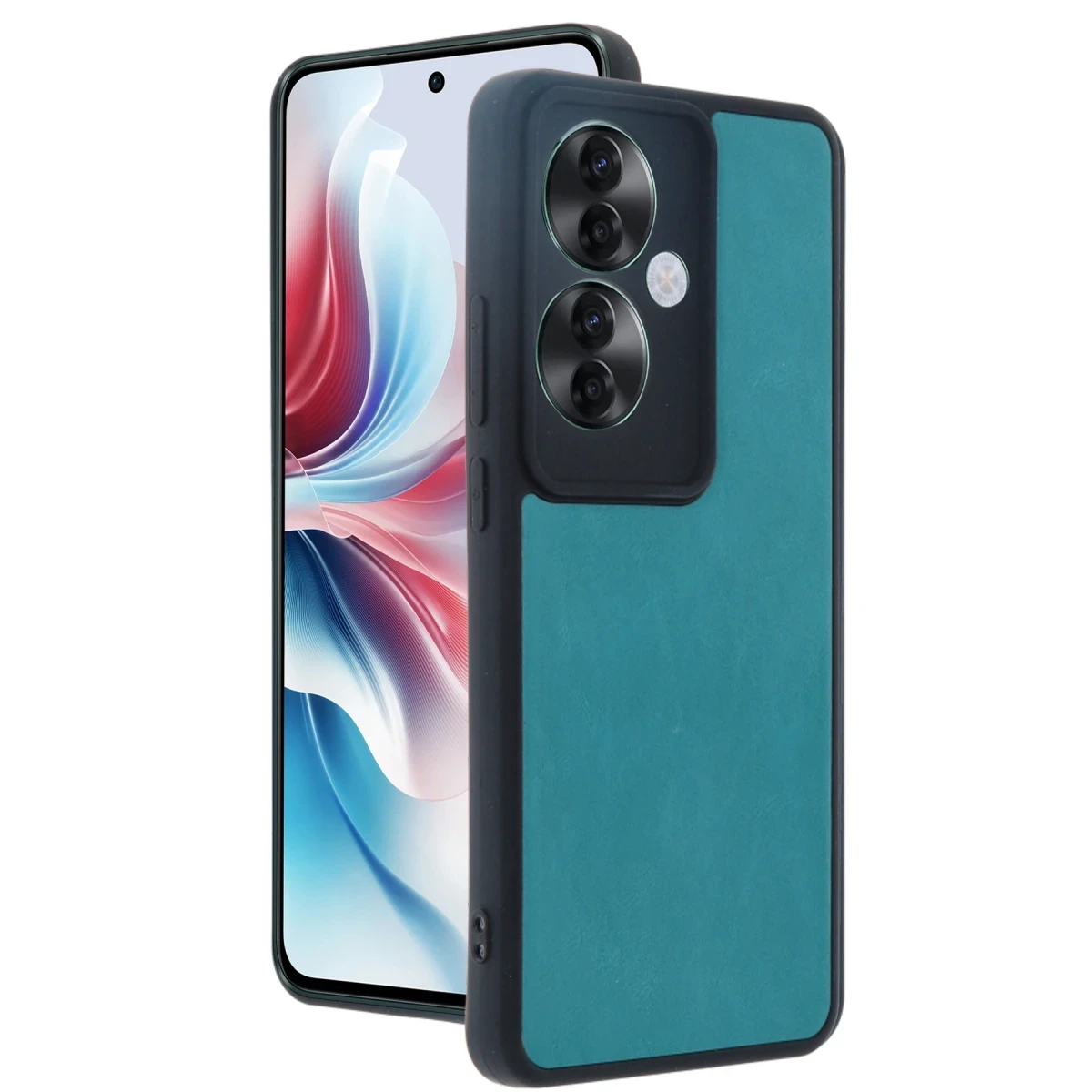 Oppo Reno 11F Kılıf Aras Deri Kapak - Açık Yeşil