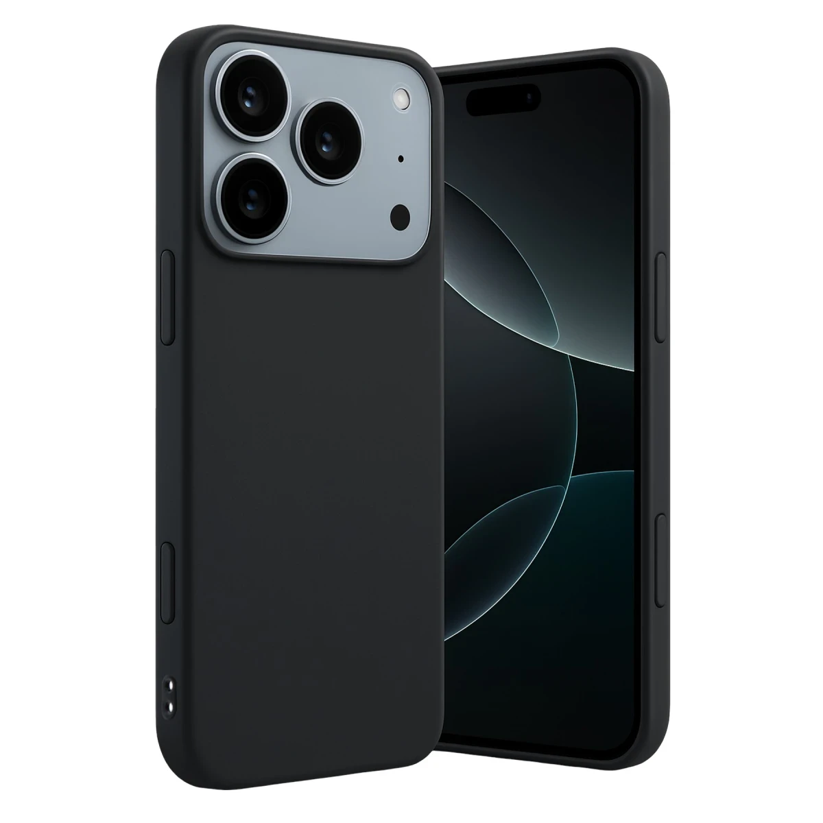 Apple iPhone 17 Pro/18 Pro First Silikon - Siyah