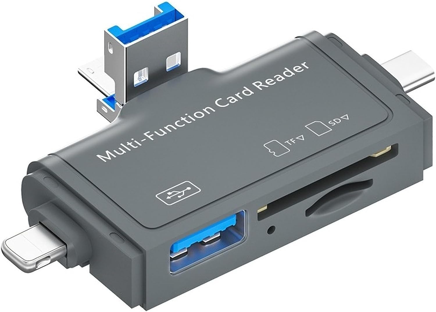STORE OTG USB C Kart Okuyucu iPhone ve iPad ile uyumlu, Type-C girişli SD TF Multi Card Reader