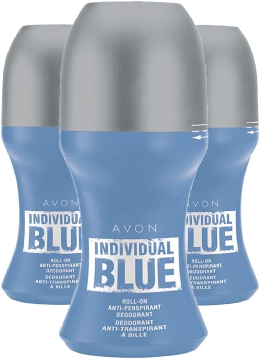 Individual Blue Erkek Antiperspirant Roll On Deodorant Üçlü