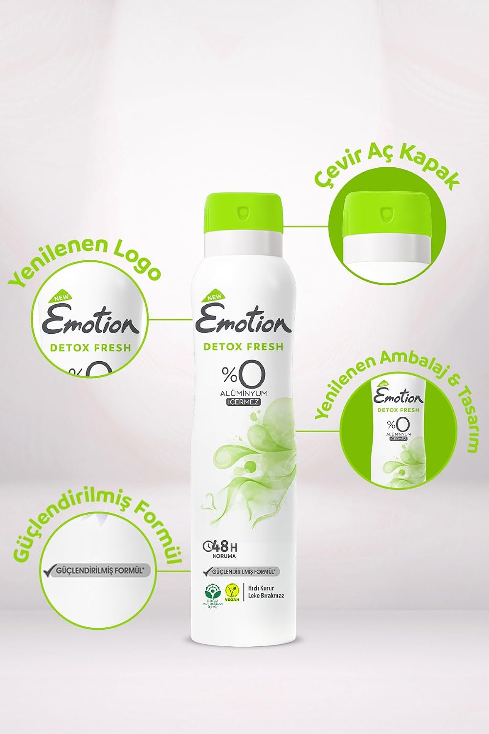EMOTION Detox Fresh Deodorant, 150 Mililitre