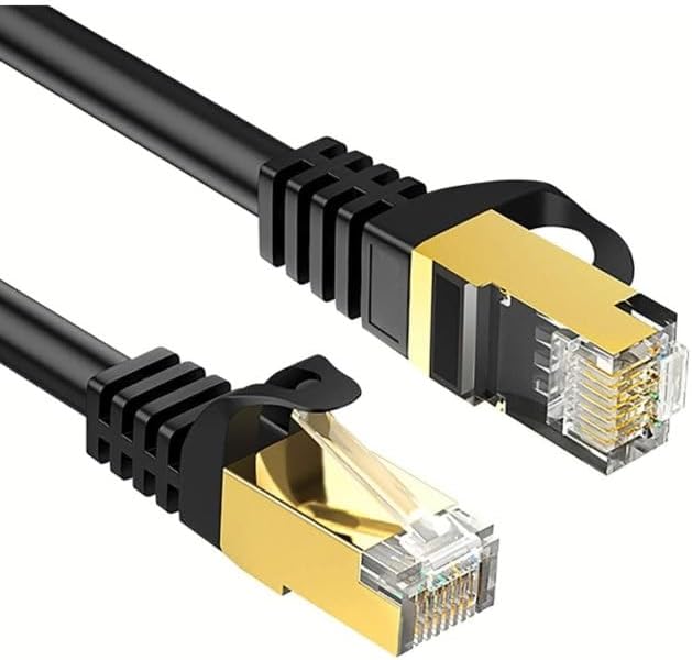 Cat7 Lan Internet Data Modem Kablosu (Cat 7 Ethernet Modem Rj45 Uçlu Jacklı Network Adsl) (3 METRE)