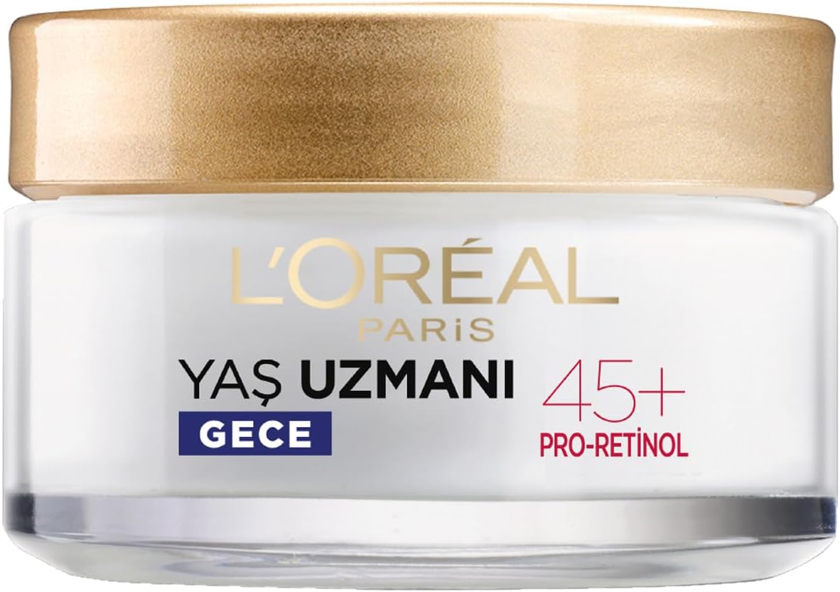 Yaş Uzmanı 45+ Kırışıklık Karşıtı Sıkılaştırıcı Gece Kremi