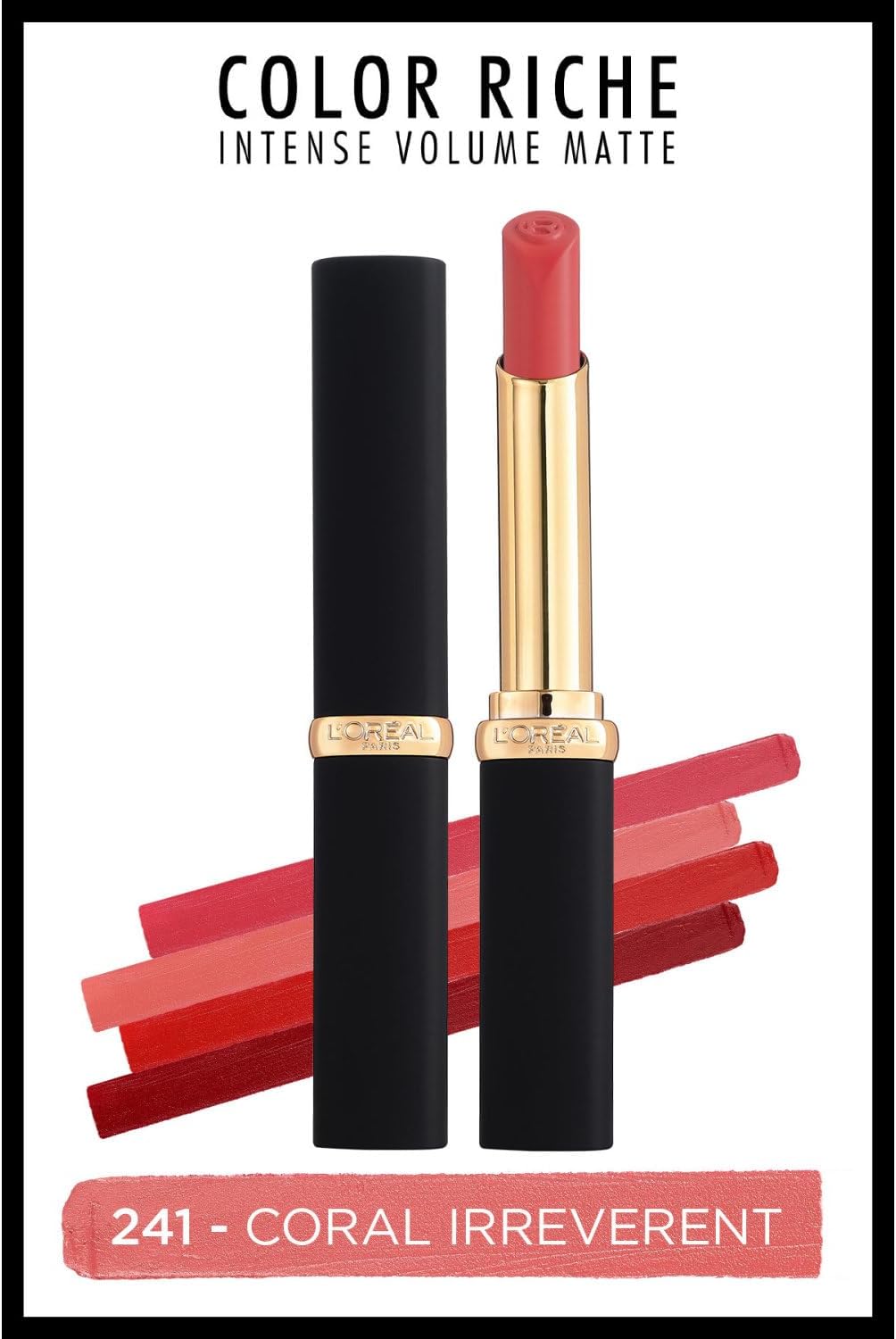 Color Riche Intense Volume Matte Ruj - 241 Coral Irreverent