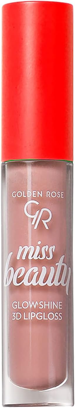 Miss Beauty Glow Shine 3D Lipgloss Dudak Parlatıcı No:01 Nude Chic