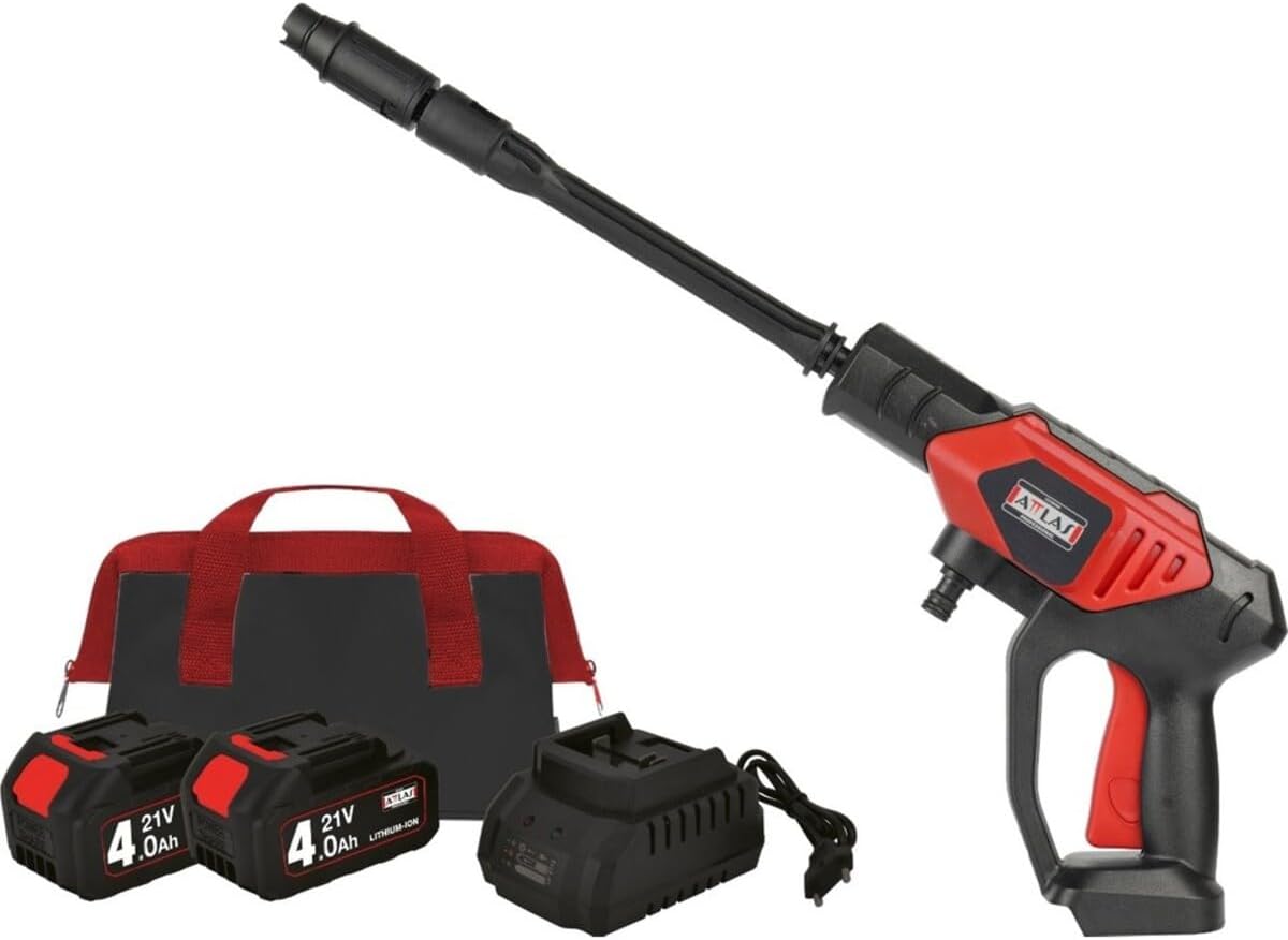 21 HPW-402C 21V Akülü Basınçlı Yıkama Tabancası (2 x 4.0 AH Akü Dahil)