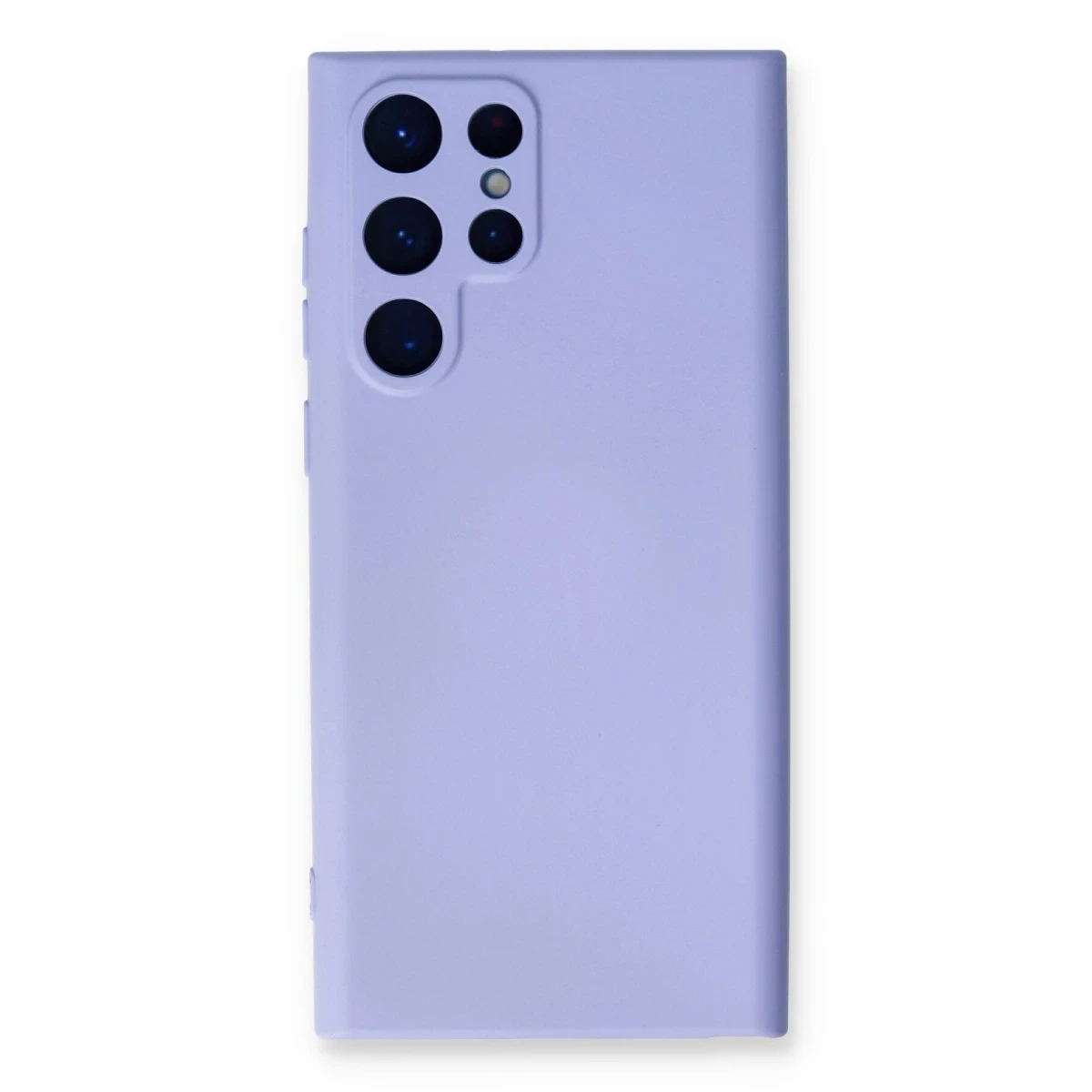 Samsung Galaxy S23 Ultra Kılıf Nano içi Kadife Silikon - Lila