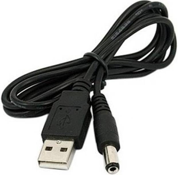 Usb To Dc 5.5 2.1mm Kalın Power Güç Çevirici Adaptör Kablosu