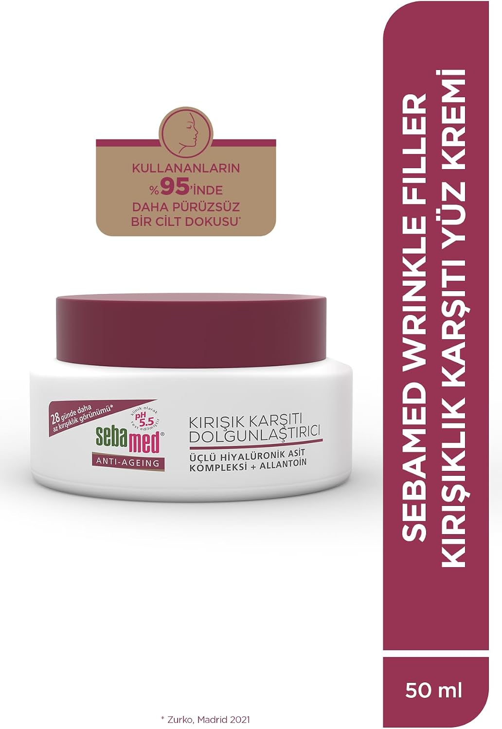 Wrinkle Filler Kırışıklık Karşıtı Krem Dolgunlaştırıcı 50 ml
