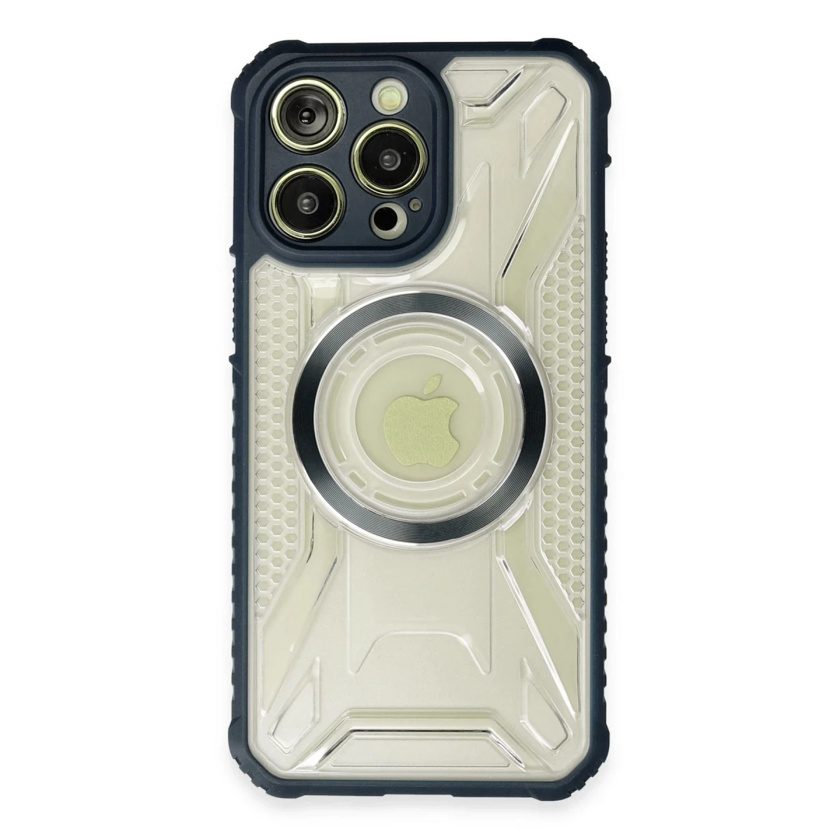 Apple iPhone 14 Pro Kılıf Prag Magneticsafe Kapak - Lacivert