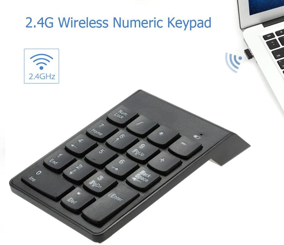 TR-59 Süper İnce Kablosuz Keypad Klavye NumLock Numped