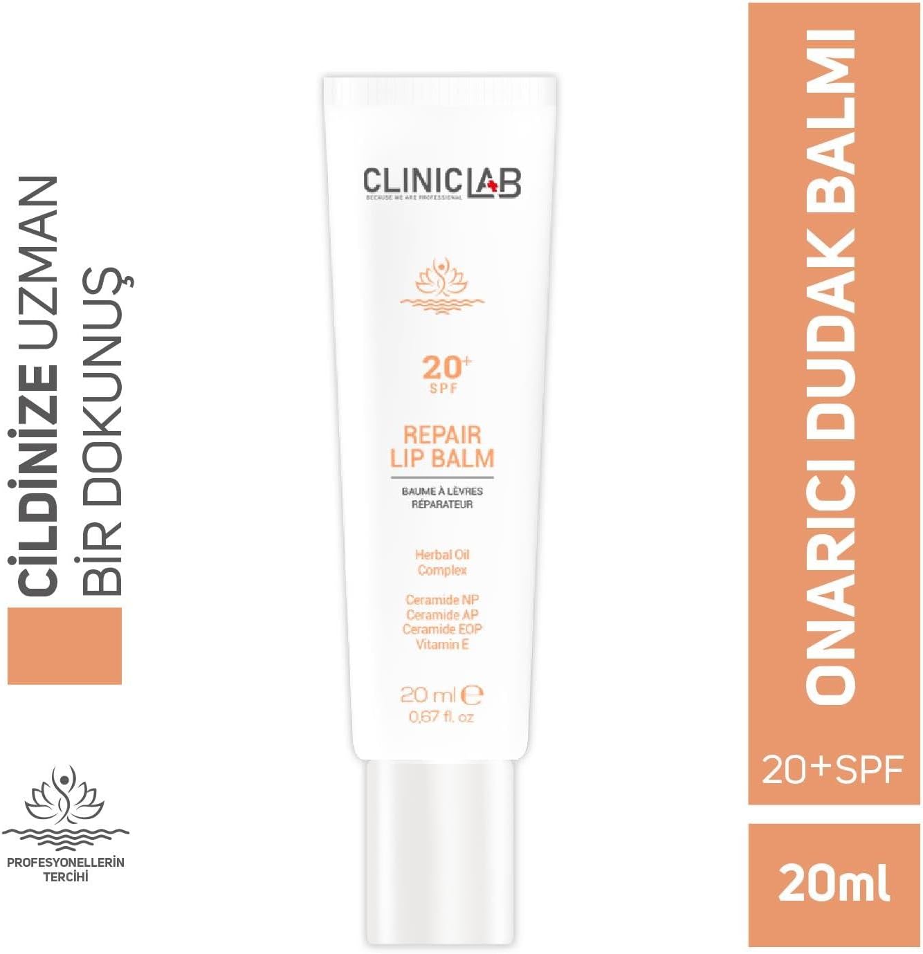 SPF 20 Onarıcı Dudak Balsamı 20 ml