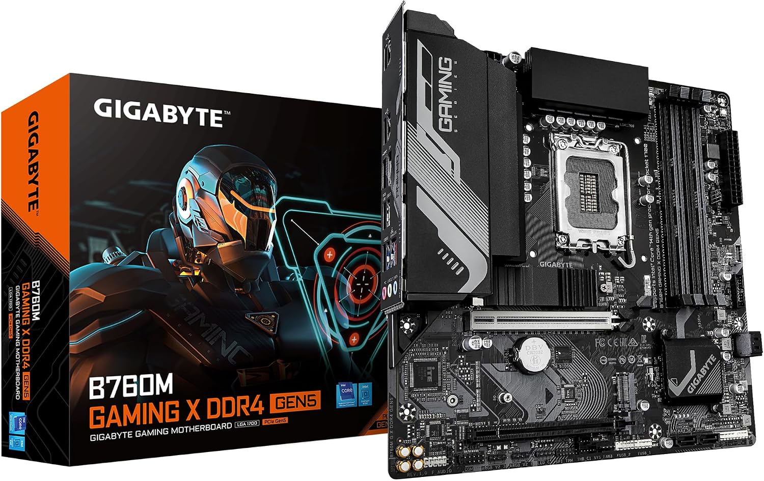 Anakart B760M GAMING X DDR4 GEN5 - 14. nesil Intel Core işlemcileri, 8+1+1 fazlı VRM, 3200 MHz DDR4, 2xPCIe 4.0 M.2, 2.5 GbE LAN, USB 3.2 Gen 1'i destekler