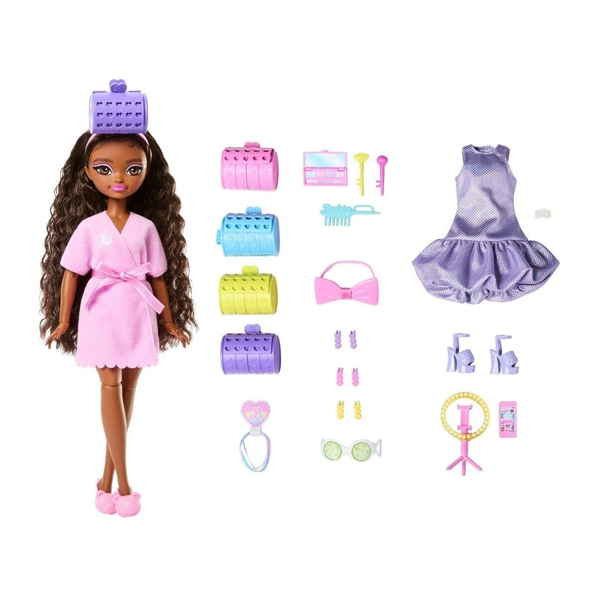JGG39 Barbie Dream Besties Brooklyn ile Akşam Eğlencesine Hazırlanma