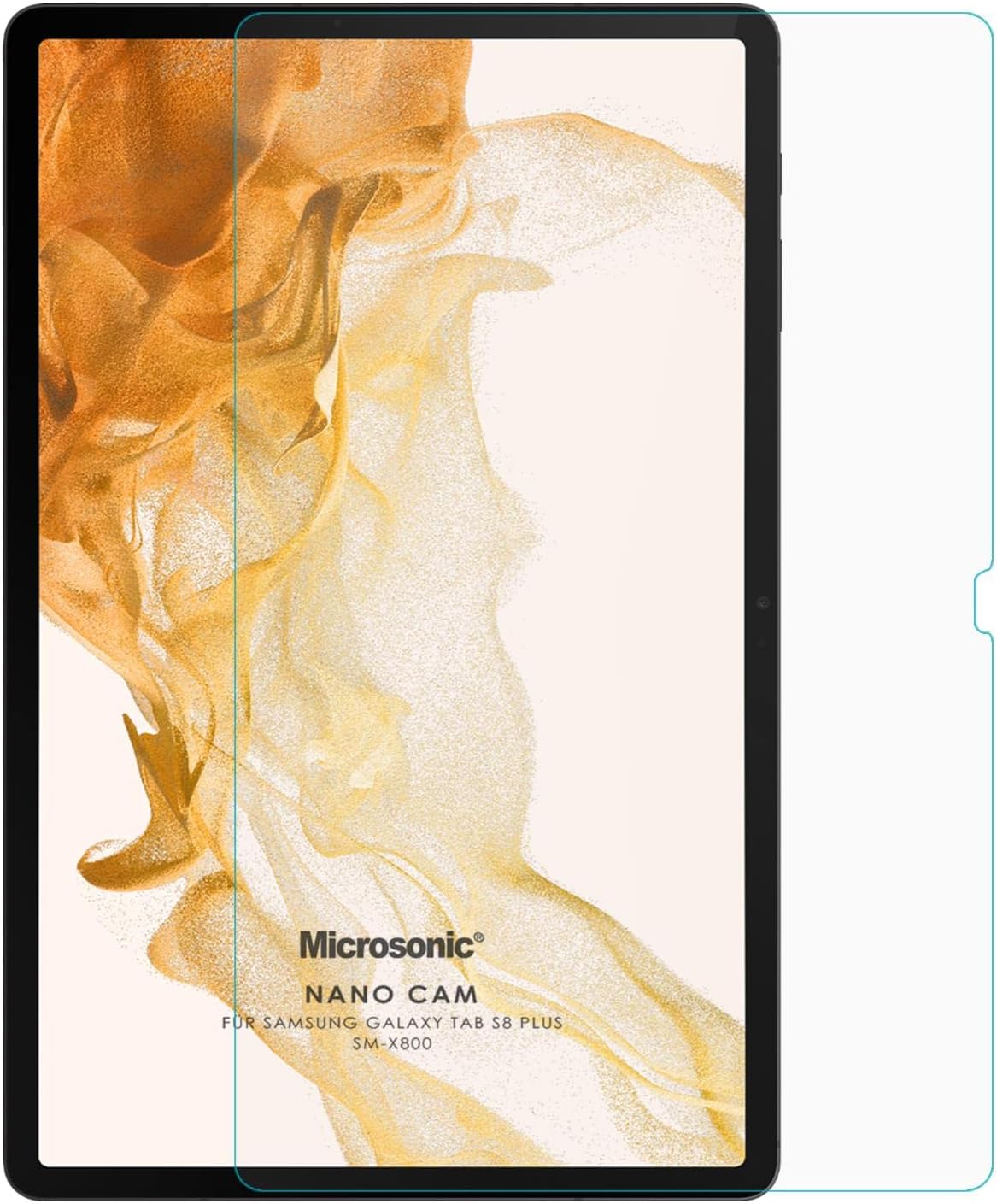 Samsung Galaxy Tab S9 Plus X810 Nano Glass Cam Ekran Koruyucu [Galaxy Tab S9 Plus X810 ile Uyumlu Kılıf - Şeffaf]