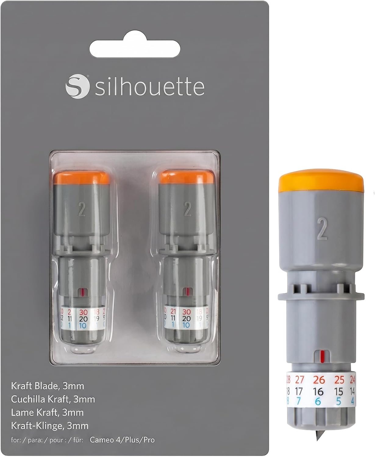 Silhouette 3 mm güçlü bıçak ağzı sadece Cameo 4 için