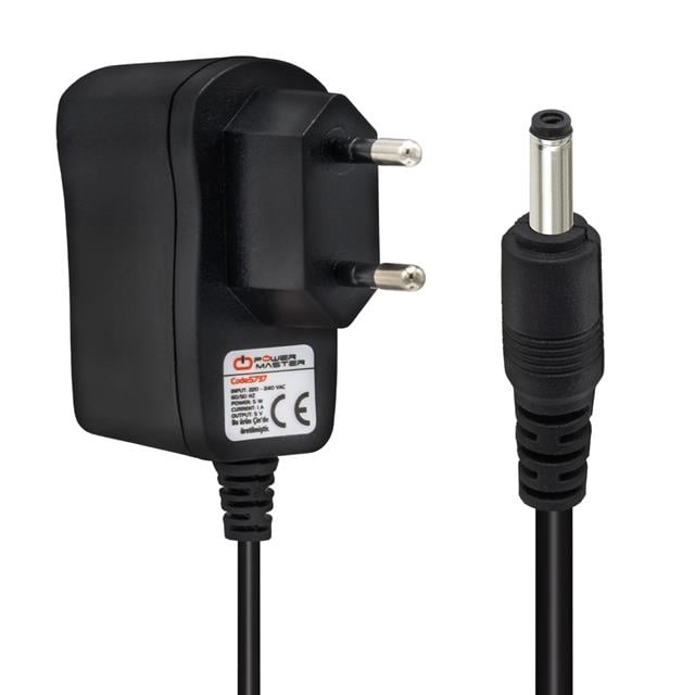 PM-5737 5 Volt - 1 Amper 3.5*1.35 Mm Uçlu Plastik Kasa Priz Tipi Adaptör