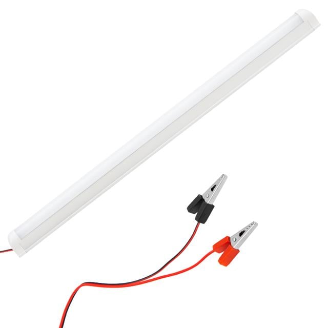 PM-11060 60CM 12V 10W T8 İnce 42 SMD LED 6500K Beyaz Lamba Akü Maşalı Anahtarlı
