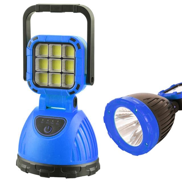 PM-8033C 6 Modlu El Feneri ve Işıldak Acil Durum Lambası Solar Şarjlı